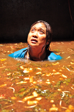 the woman in the septic tank